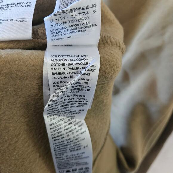 Levi's Men's Tan Crewneck Sweatshirt Relaxed 3XLT - Picture 6 of 8